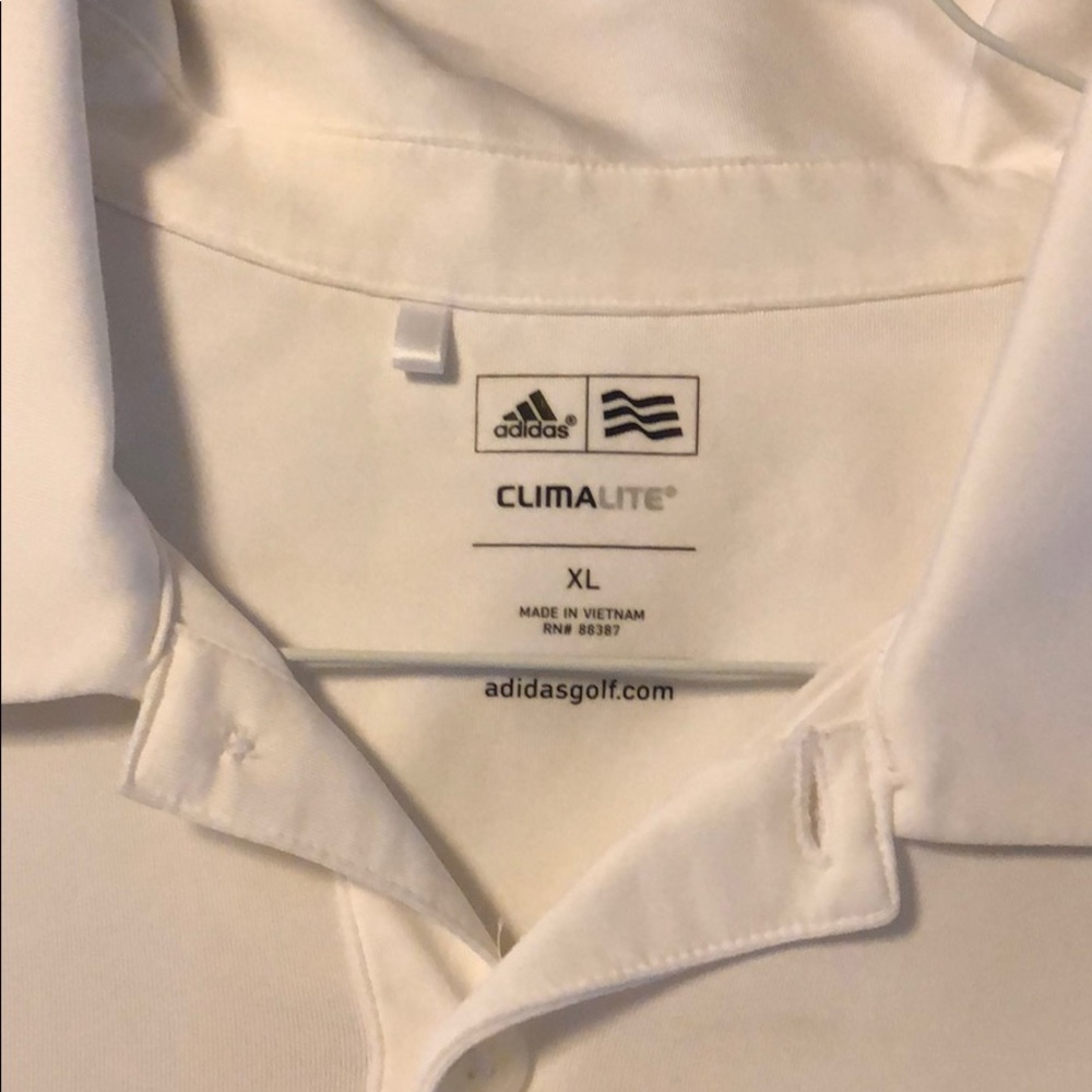 Men’s white XL Adidas